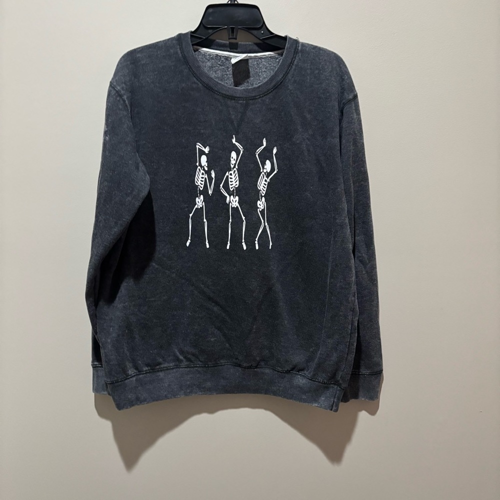 Dancing Skeletons Charcoal Sweatshirt